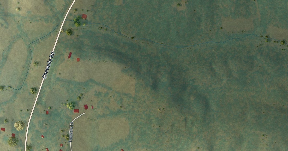 Map of Chewalla, Tennessee in 2026