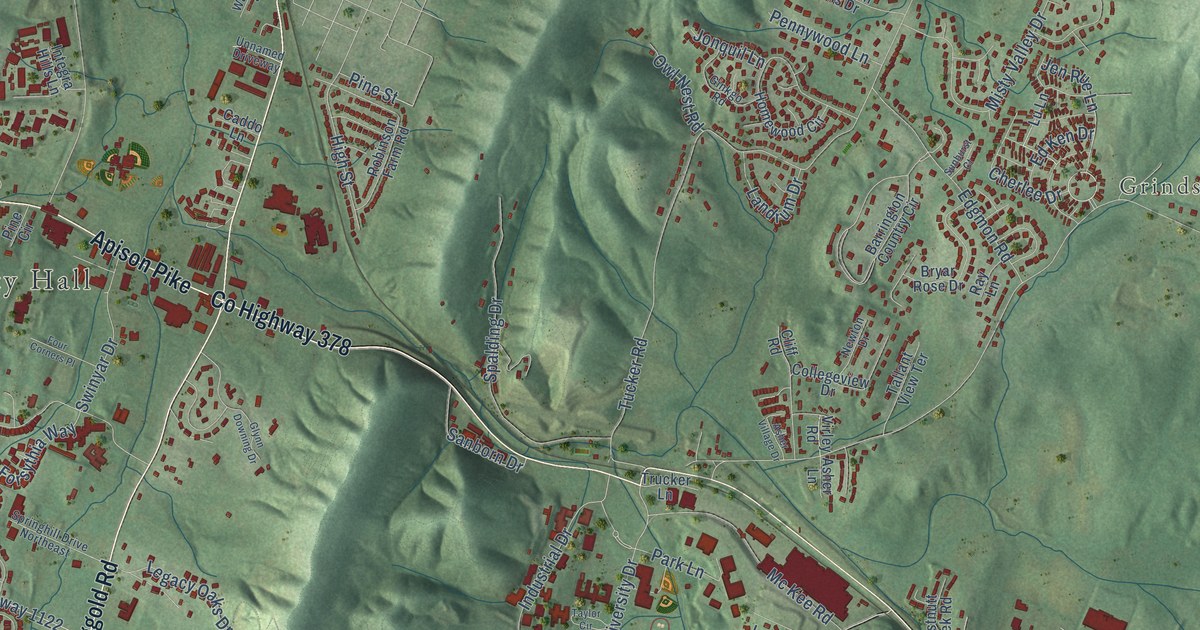 Map of Collegedale, Tennessee in 2026