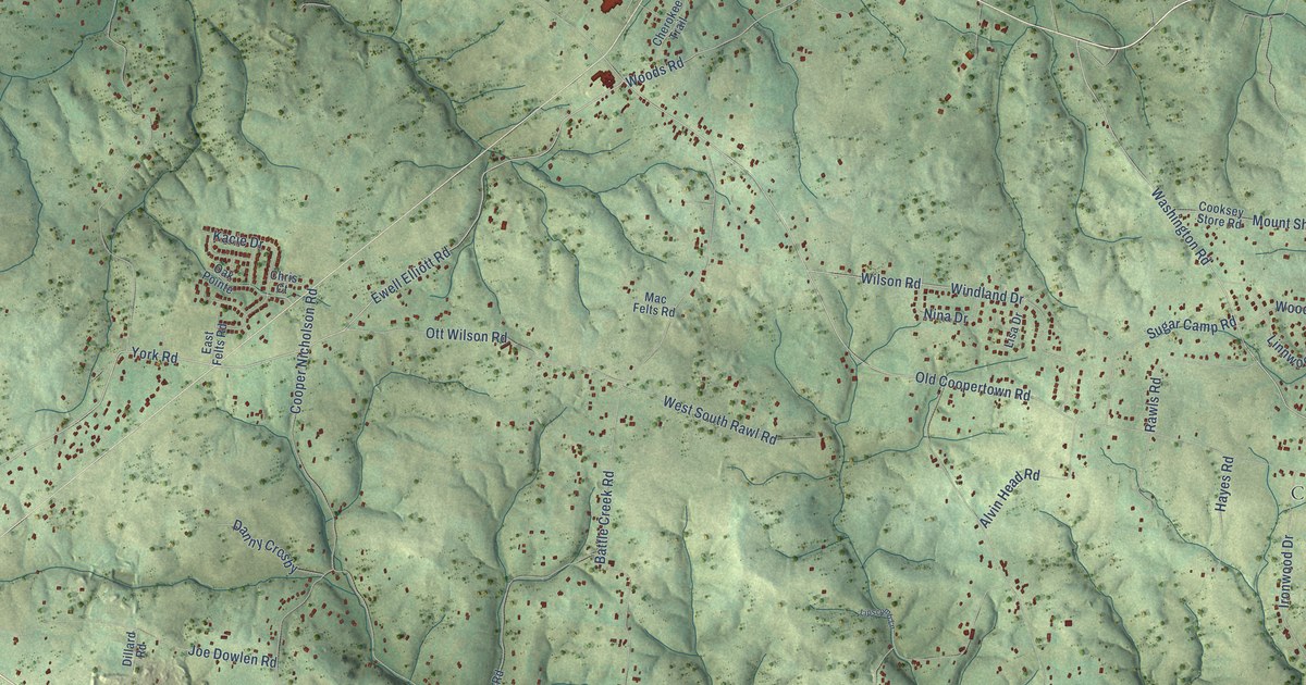 Map of Coopertown, Tennessee in 2026