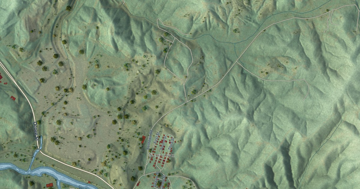 Map of Copperhill, Tennessee in 2026