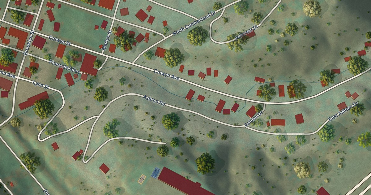 Map of Cumberland Gap, Tennessee in 2026