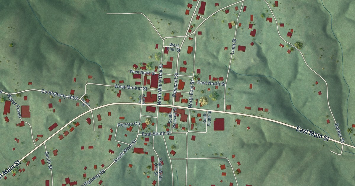 Map of Decaturville, Tennessee in 2026