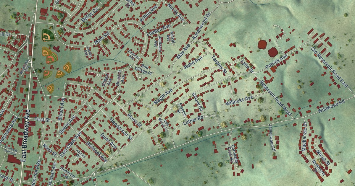 Map of Eagleton Village, Tennessee in 2026