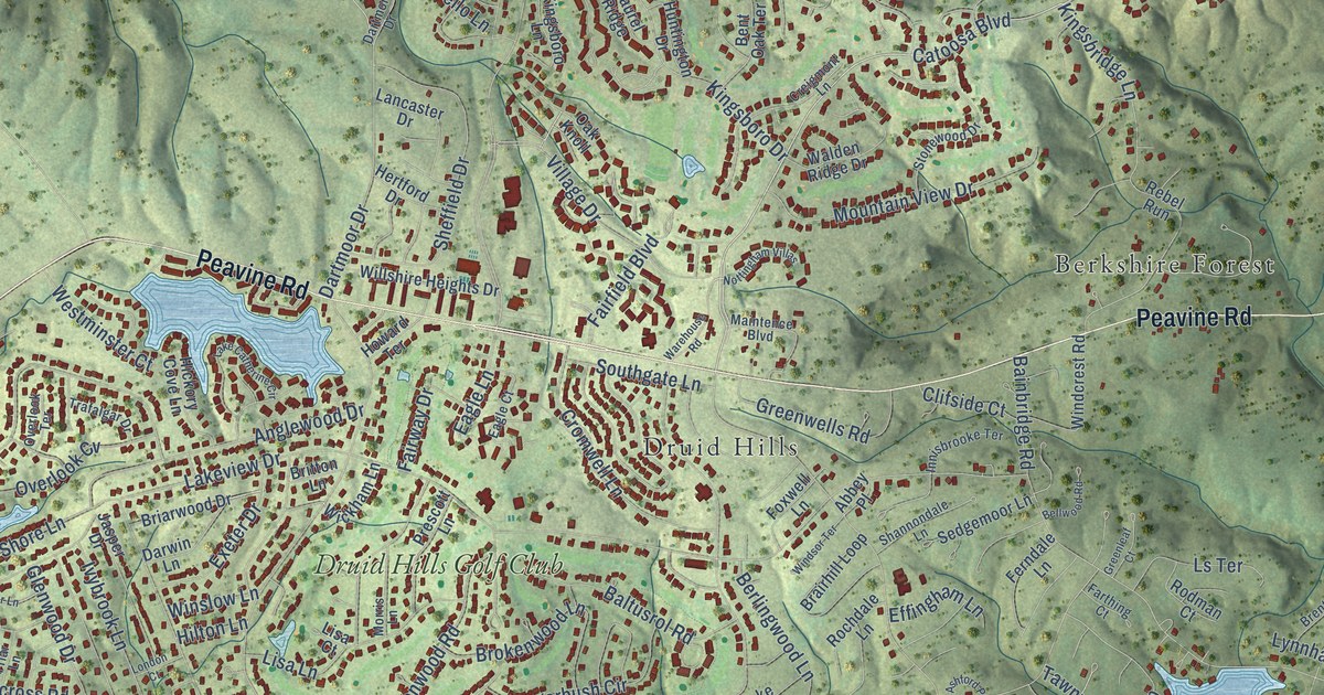 Map of Fairfield Glade, Tennessee in 2026