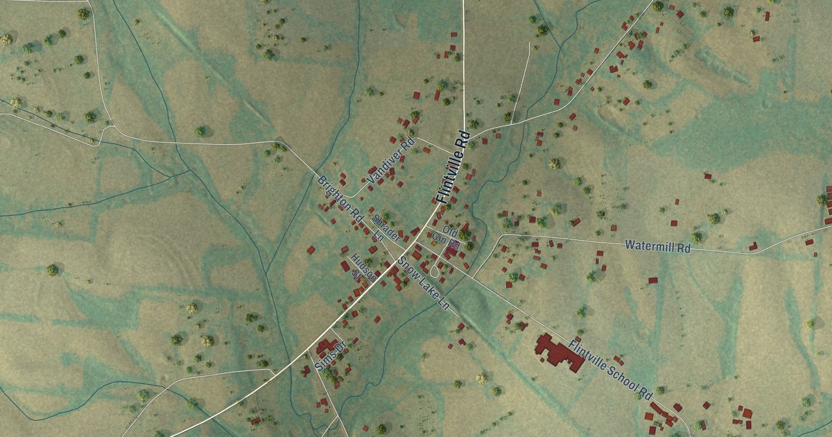 Map of Flintville, Tennessee in 2026
