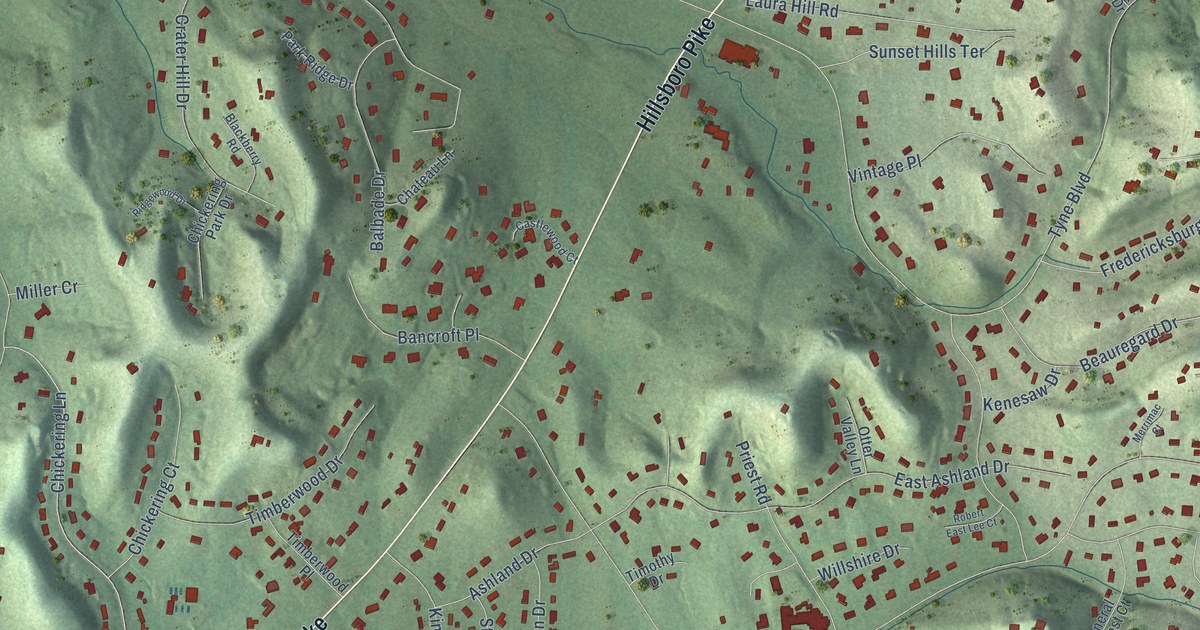 Map of Forest Hills, Tennessee in 2026