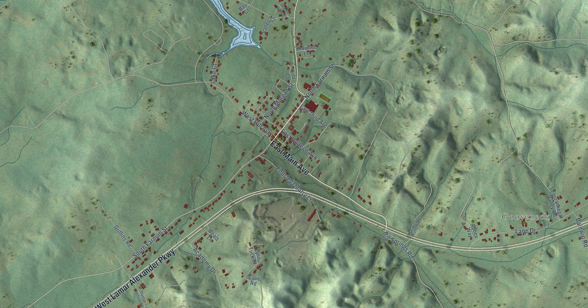 Map of Friendsville, Tennessee in 2026
