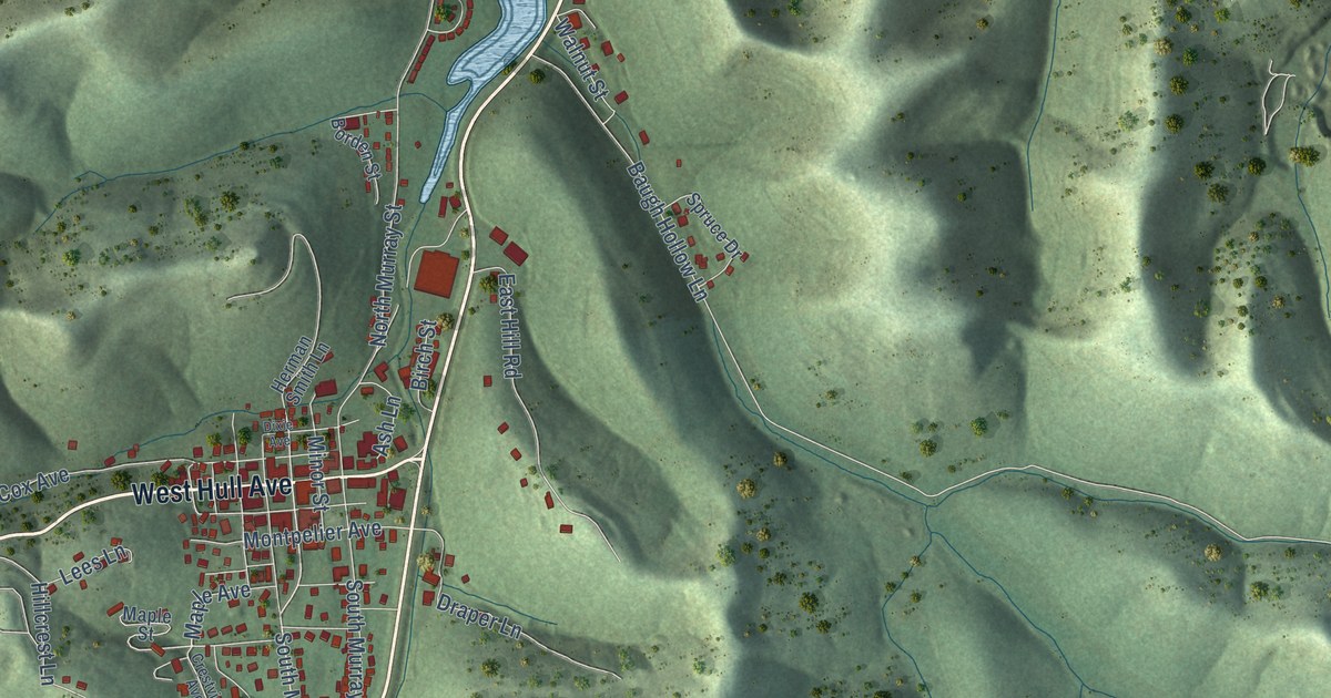Map of Gainesboro, Tennessee in 2026
