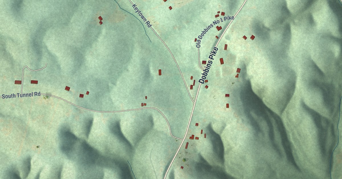 Map of Graball, Tennessee in 2026