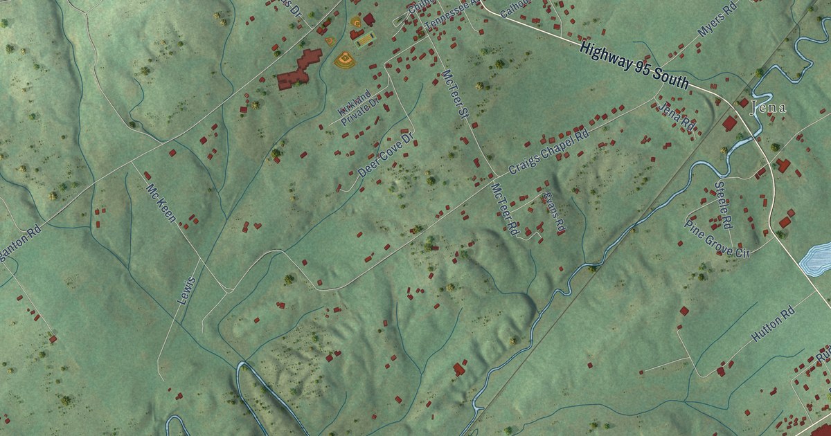Map of Greenback, Tennessee in 2026
