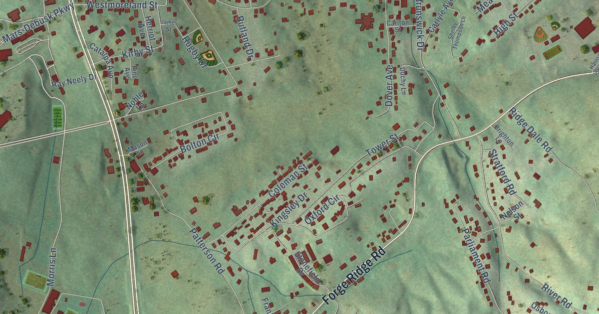 Map of Harrogate, Tennessee in 2026