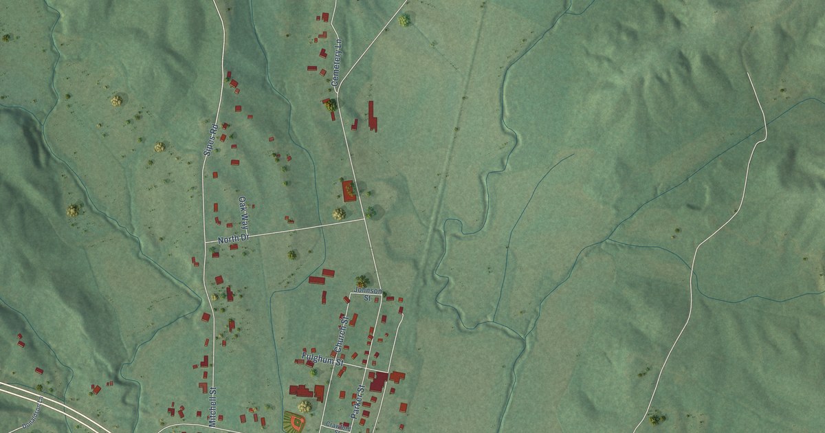 Map of Hornsby, Tennessee in 2026