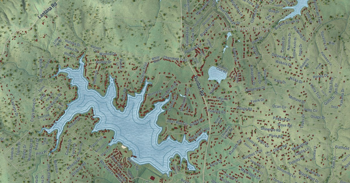 Map of Lake Tansi, Tennessee in 2026