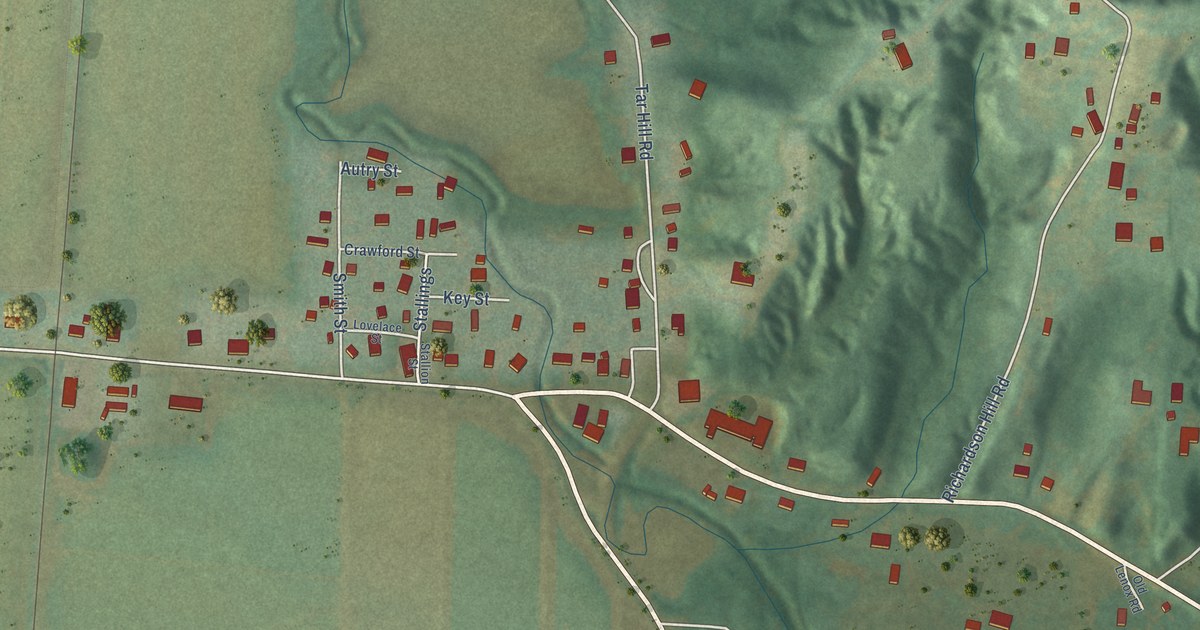 Map of Lenox, Tennessee in 2026