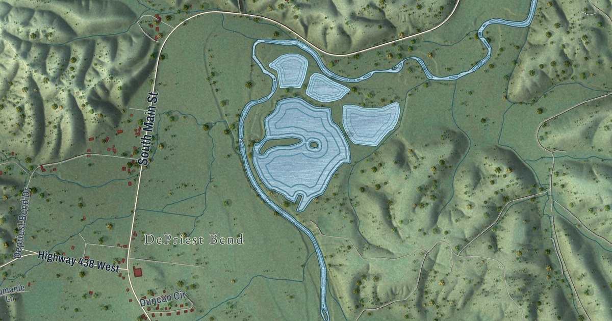 Map of Lobelville, Tennessee in 2026
