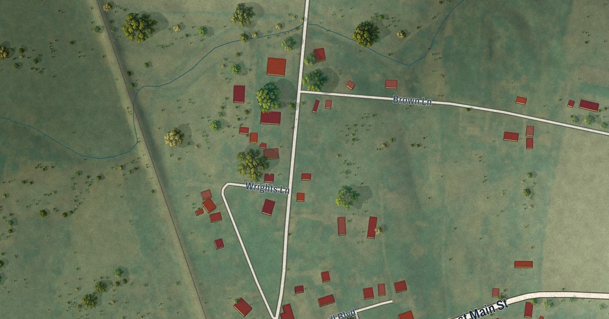 Map of Mitchellville, Tennessee in 2026