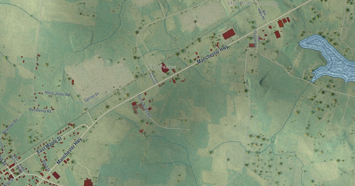 Map of Morrison, Tennessee in 2026