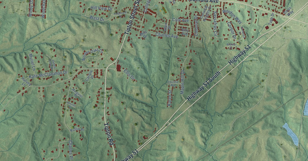 Map of Munford, Tennessee in 2026