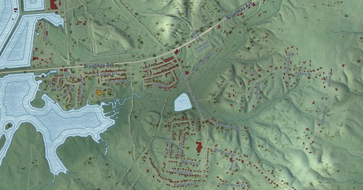 Map of New Johnsonville, Tennessee in 2026