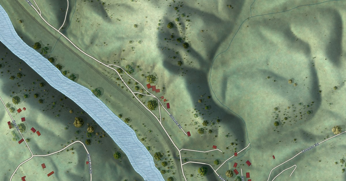 Map of Oakdale, Tennessee in 2026