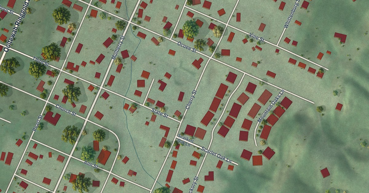 Map of Ooltewah, Tennessee in 2026