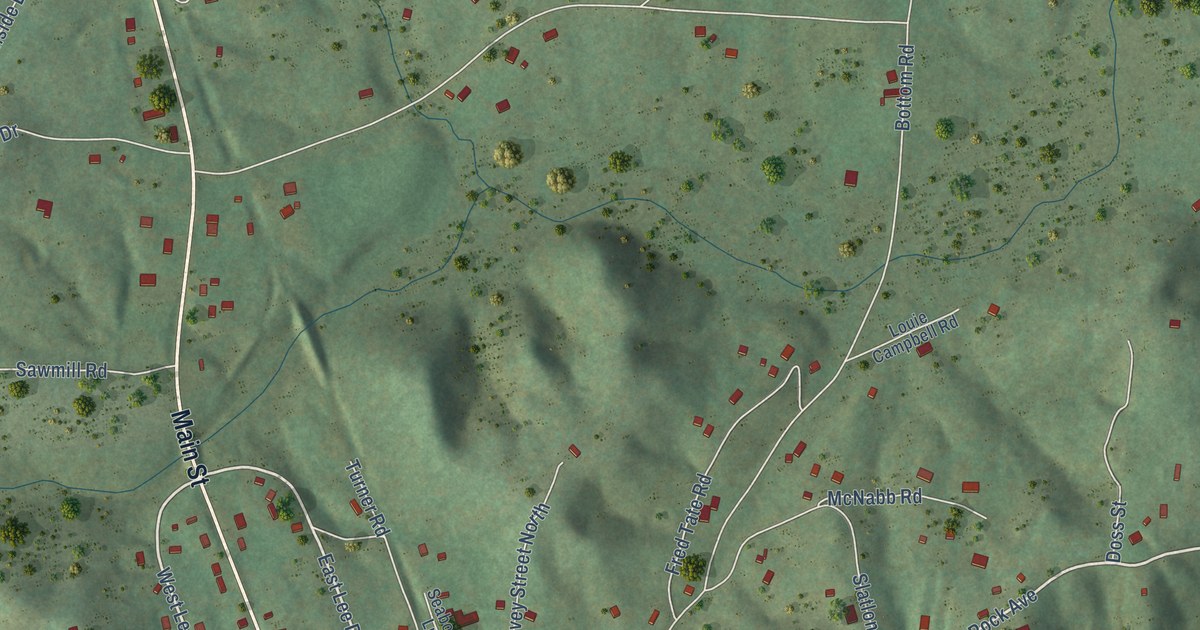 Map of Palmer, Tennessee in 2026