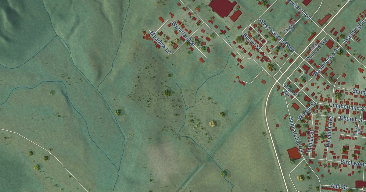 Map of Pikeville, Tennessee in 2026