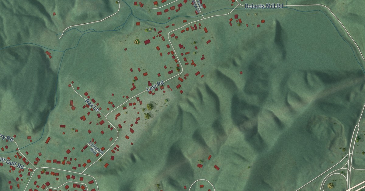 Map of Falling Water, Tennessee in 2026