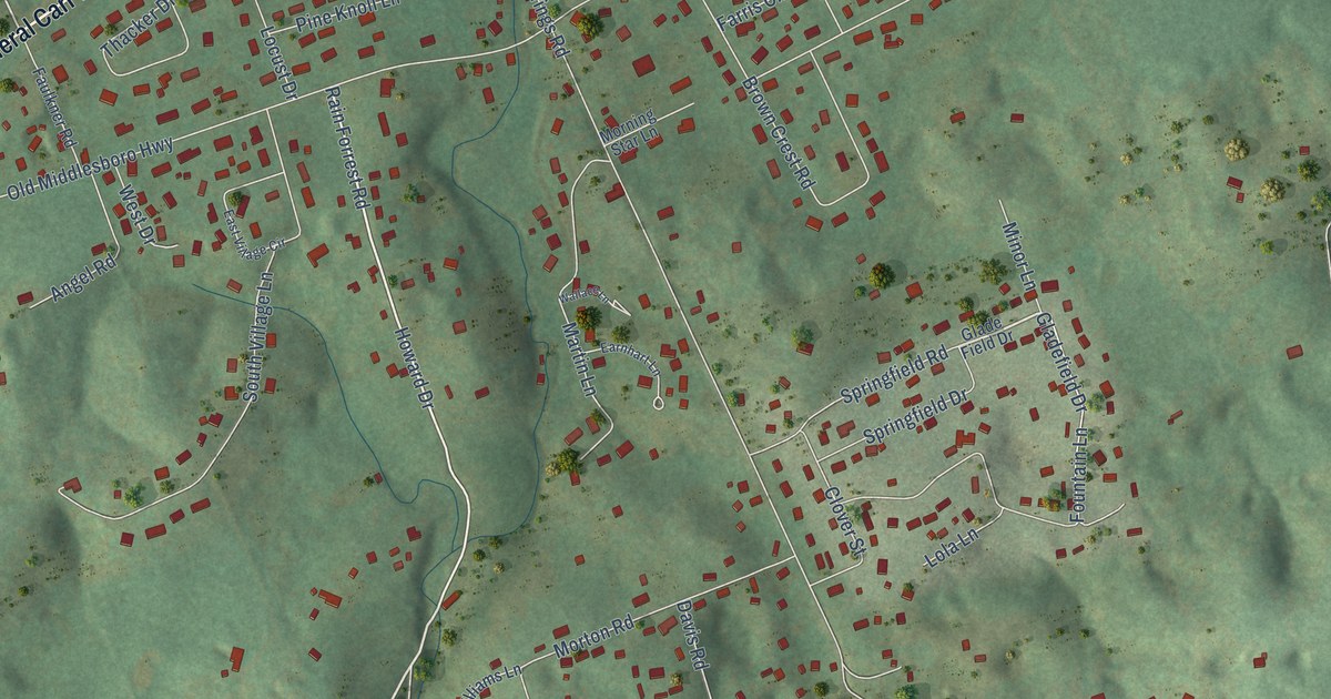 Map of Fincastle, Tennessee in 2026