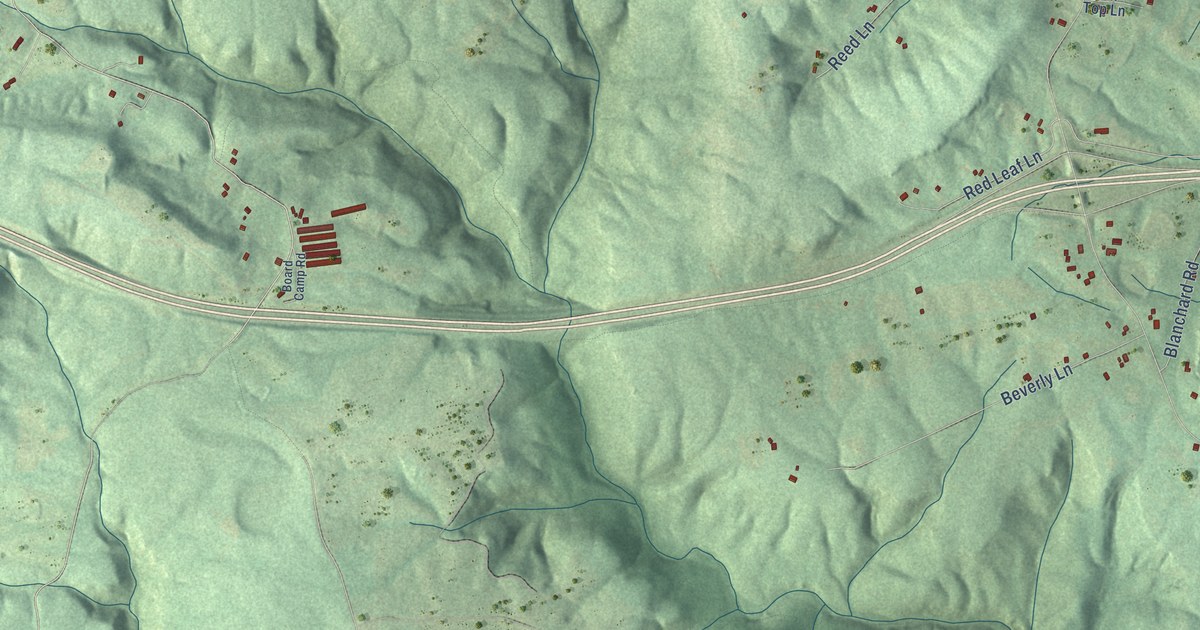 Map of Flat Top Mountain, Tennessee in 2026