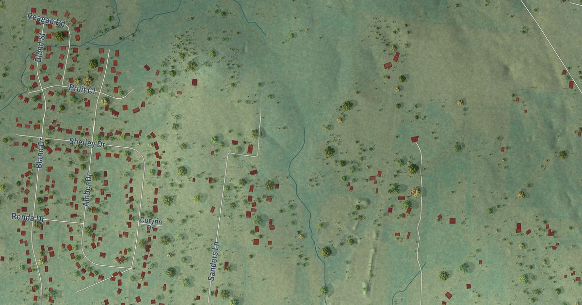 Map of Gladeville, Tennessee in 2026