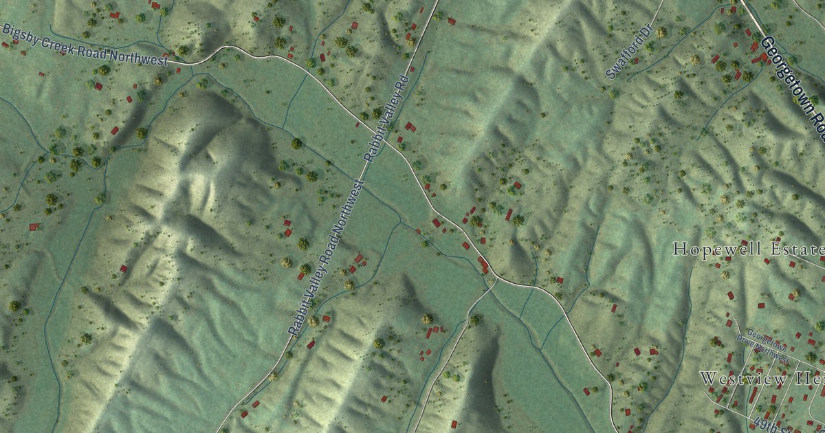 Map of Hopewell, Tennessee in 2026