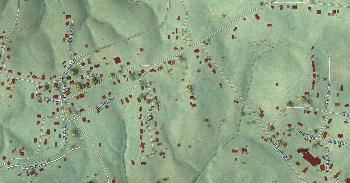 Map of Lyles, Tennessee in 2026