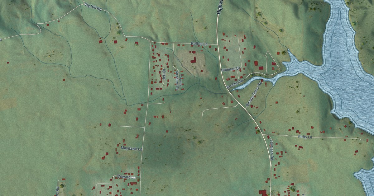 Map of Mooresburg, Tennessee in 2026