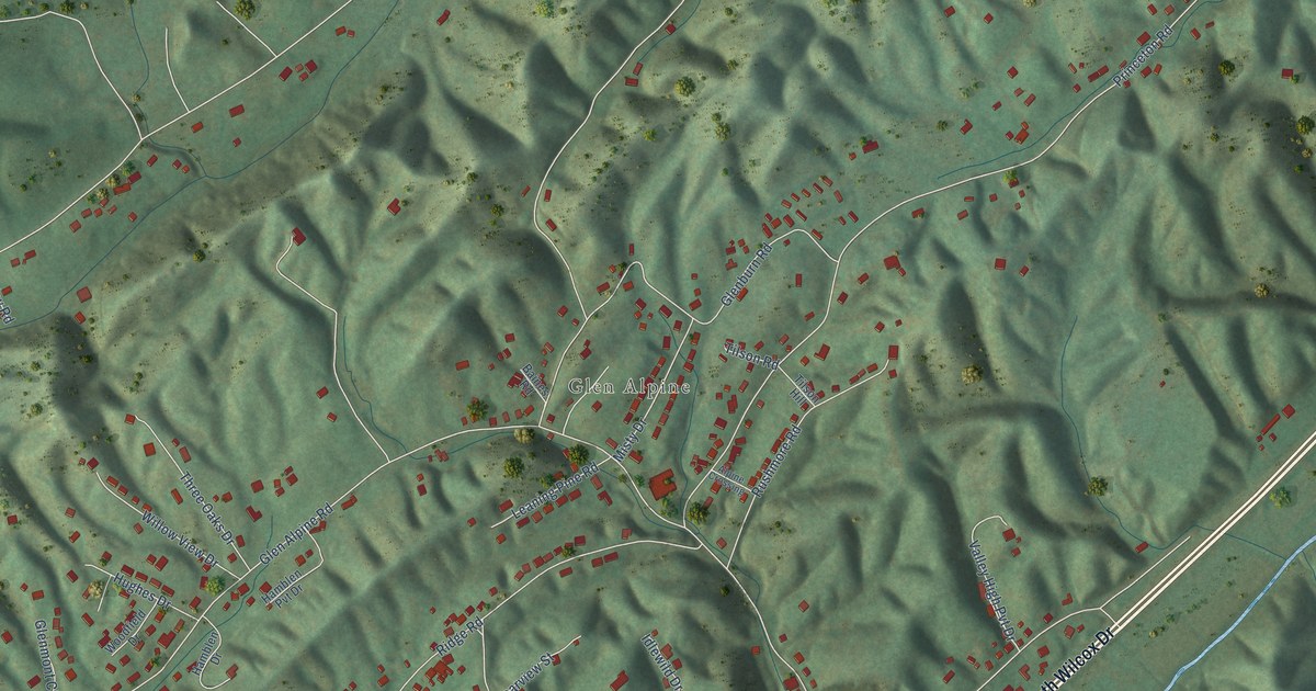 Map of Sullivan Gardens, Tennessee in 2026