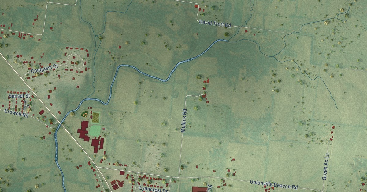 Map of Unionville, Tennessee in 2026