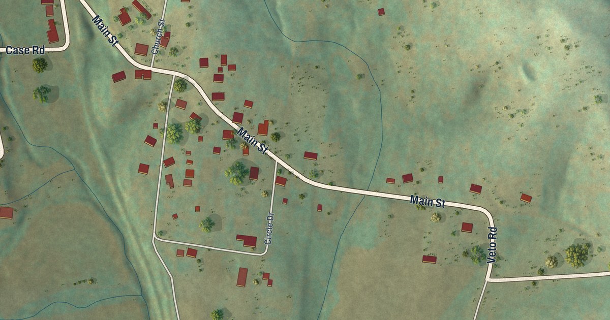 Map of Prospect, Tennessee in 2026