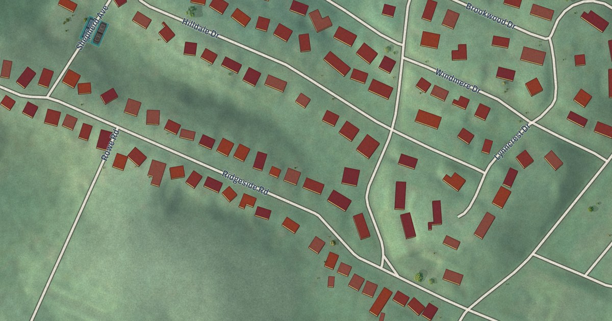 Map of Ridgeside, Tennessee in 2026