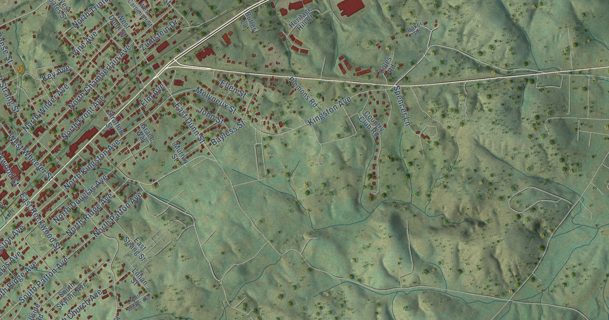 Map of Rockwood, Tennessee in 2026