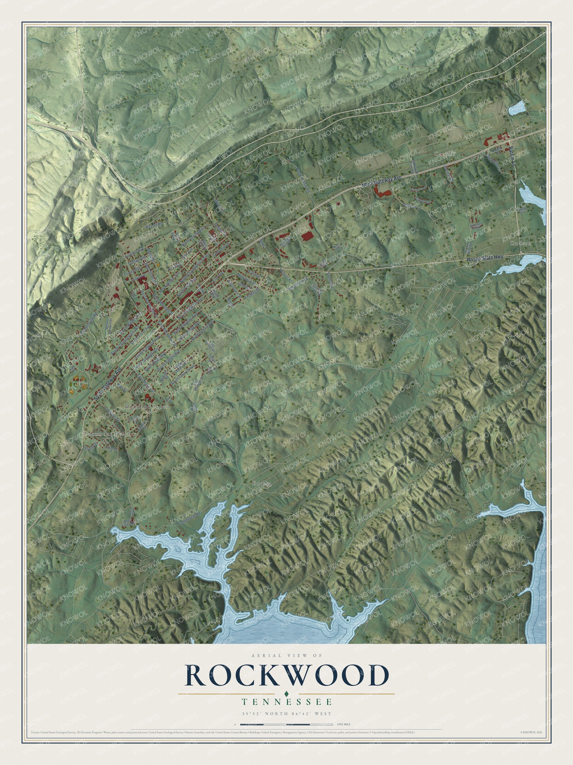 Watermarked full-map preview of Rockwood, Tennessee
