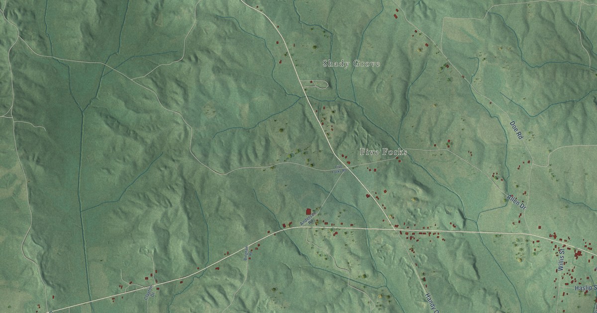 Map of Saltillo, Tennessee in 2026