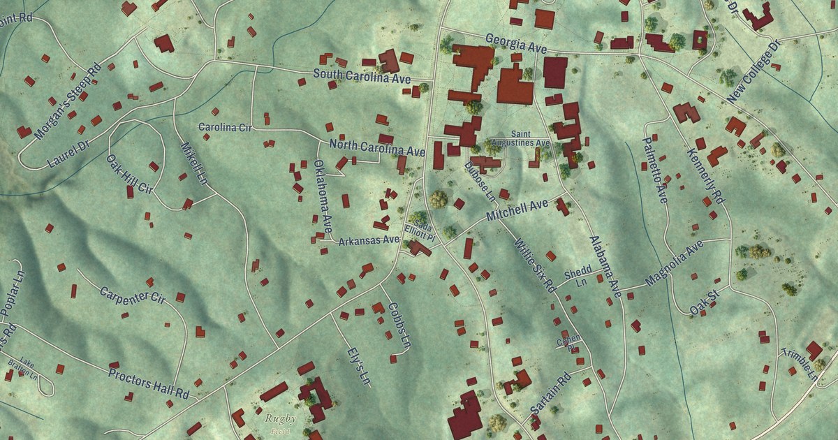 Map of Sewanee, Tennessee in 2026