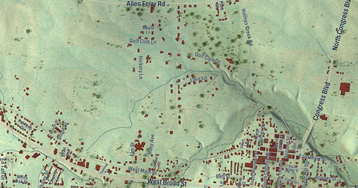 Map of Smithville, Tennessee in 2026