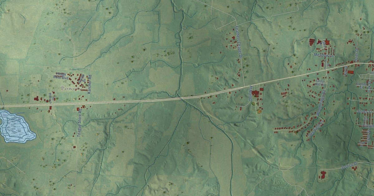 Map of Somerville, Tennessee in 2026