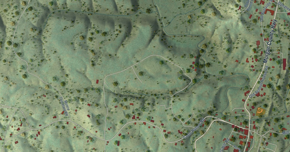 Map of Sunbright, Tennessee in 2026