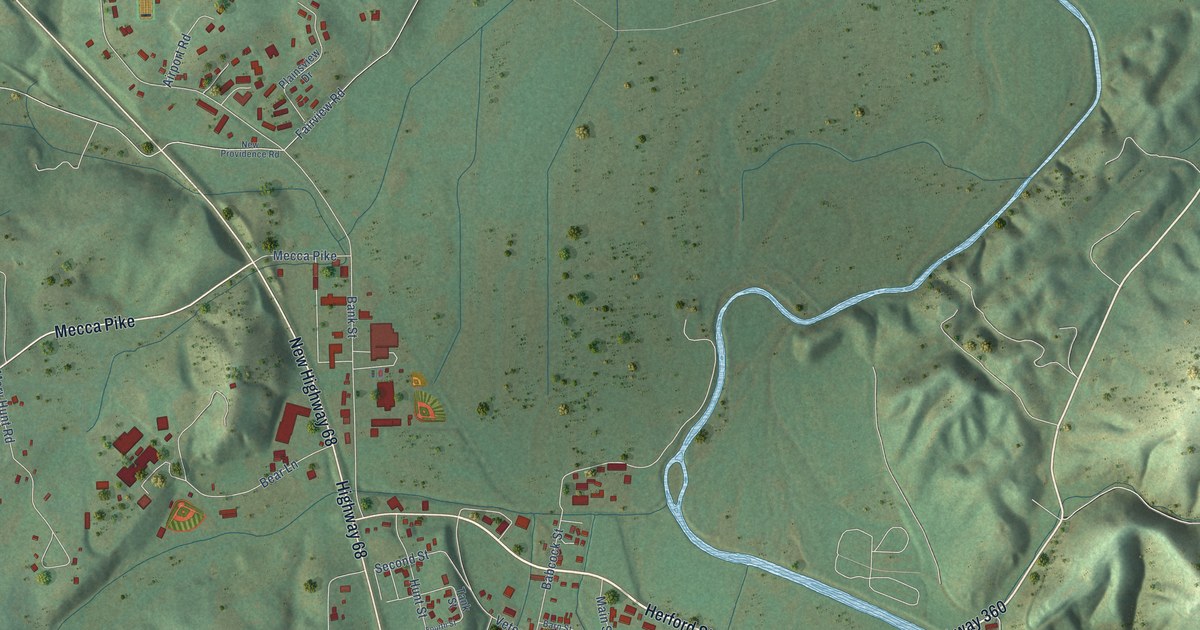 Map of Tellico Plains, Tennessee in 2026
