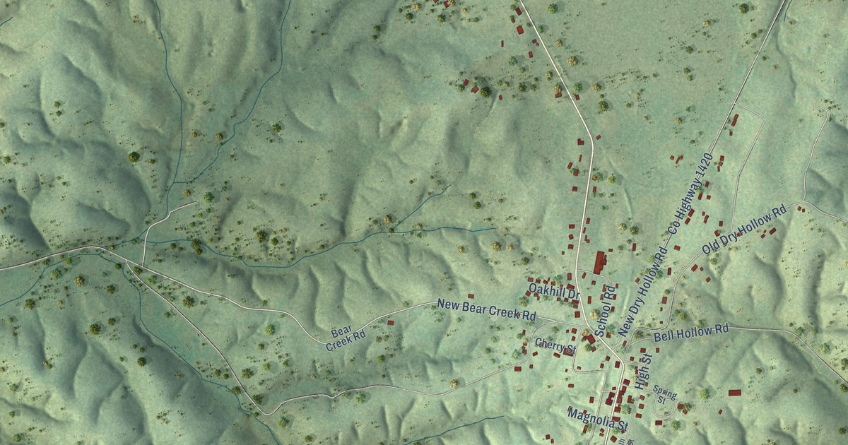 Map of Vanleer, Tennessee in 2026