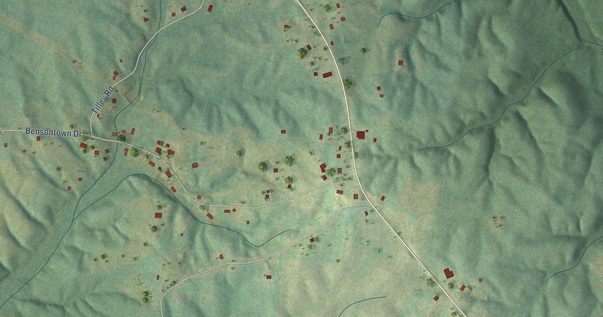 Map of Walnut Grove, Tennessee in 2026