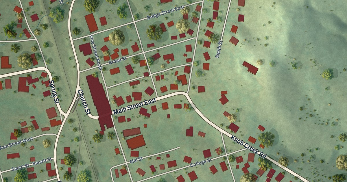 Map of Wartrace, Tennessee in 2026