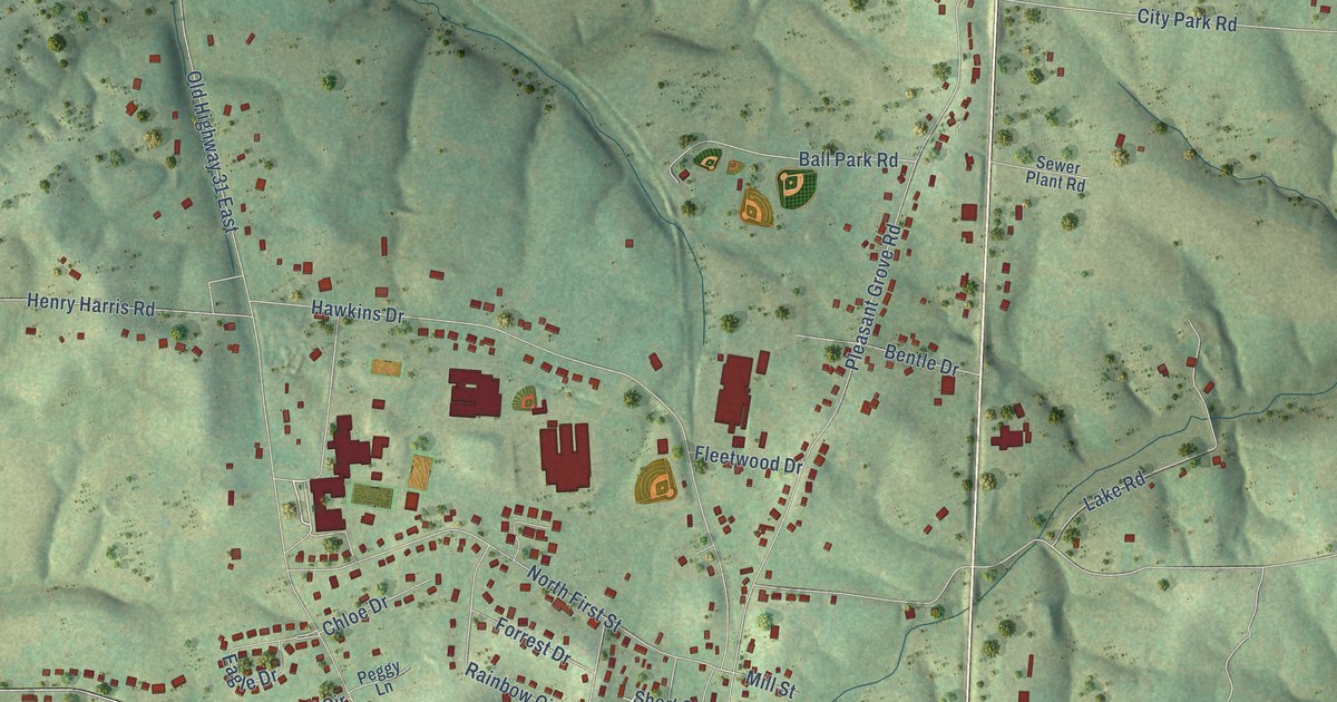 Map of Westmoreland, Tennessee in 2026